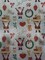 1 Yard Jolly Santa Printed Mystique Spandex Fabric 4-Way Stretch Holiday Material 36" x 60"